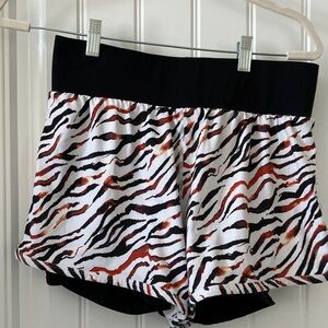 Fabletics Olesia Tiger Animal Print Athletic Shorts